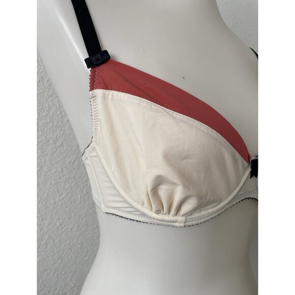 Claudette Bra Women Demi Color Block Sophia Lingerie Intimates - Picture 4 of 11